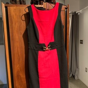 CACHE black/red dress
